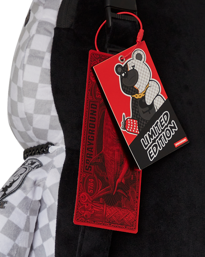 RING OF FIRE MONEYBEAR TEDDYBEAR BACKPACK