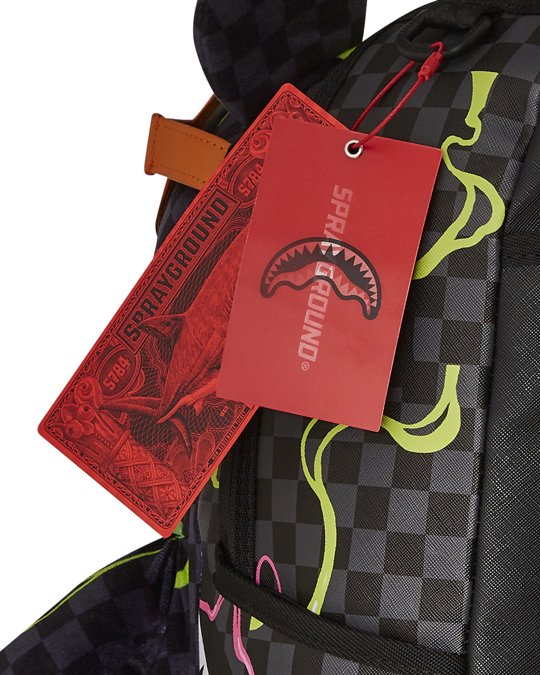 SLIME DIME MONEYBEAR TEDDYBEAR ON BACKPACK