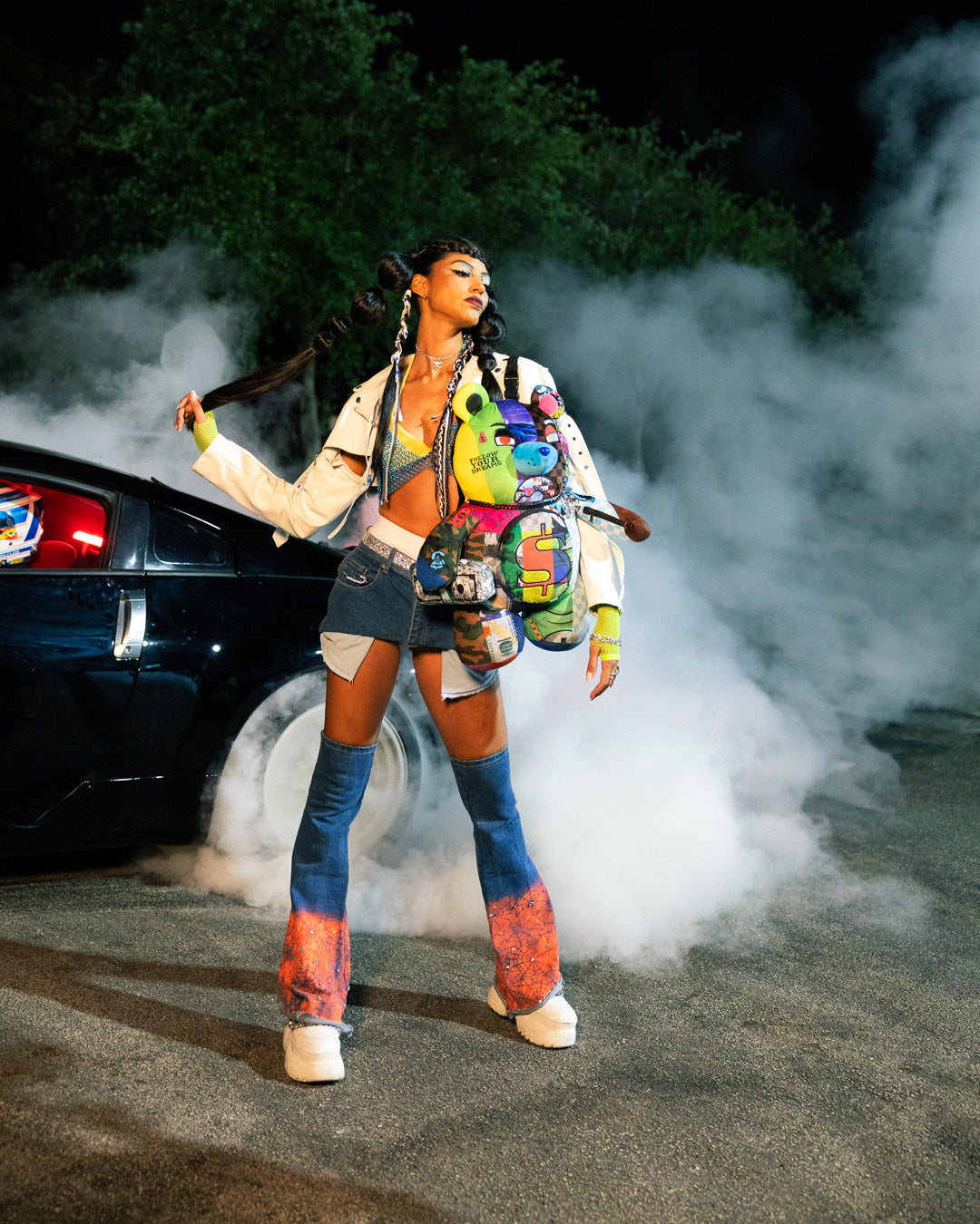 SHARK MASTERPIECES MONEYBEAR TEDDYBEAR BACKPACK