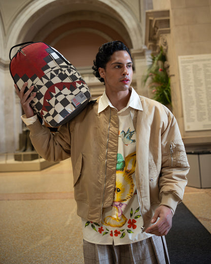 THE MET INCA CHECKERBOARD BACKPACK