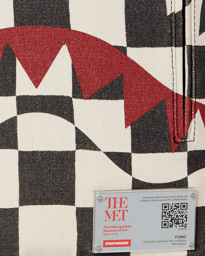 THE MET INCA CHECKERBOARD BACKPACK