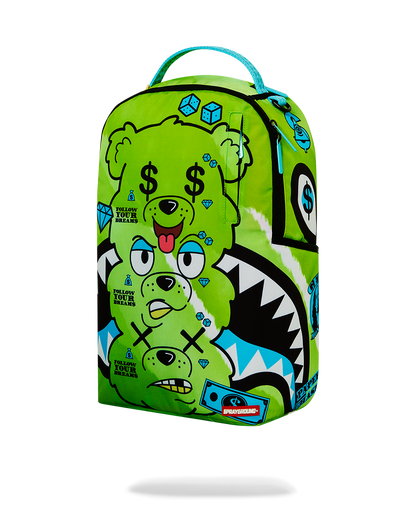 MONEY BEAR SEEING TRIPLE DLXSR BACKPACK