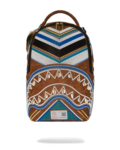 THE MET KUBA KINGDOM HEADDRESS BACKPACK