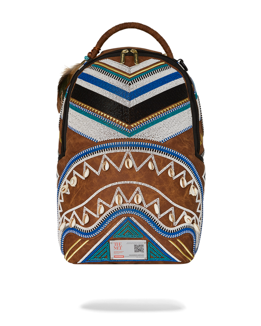 THE MET KUBA KINGDOM HEADDRESS BACKPACK