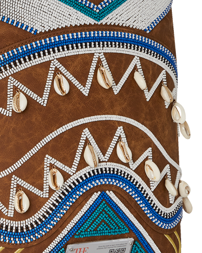 THE MET KUBA KINGDOM HEADDRESS BACKPACK