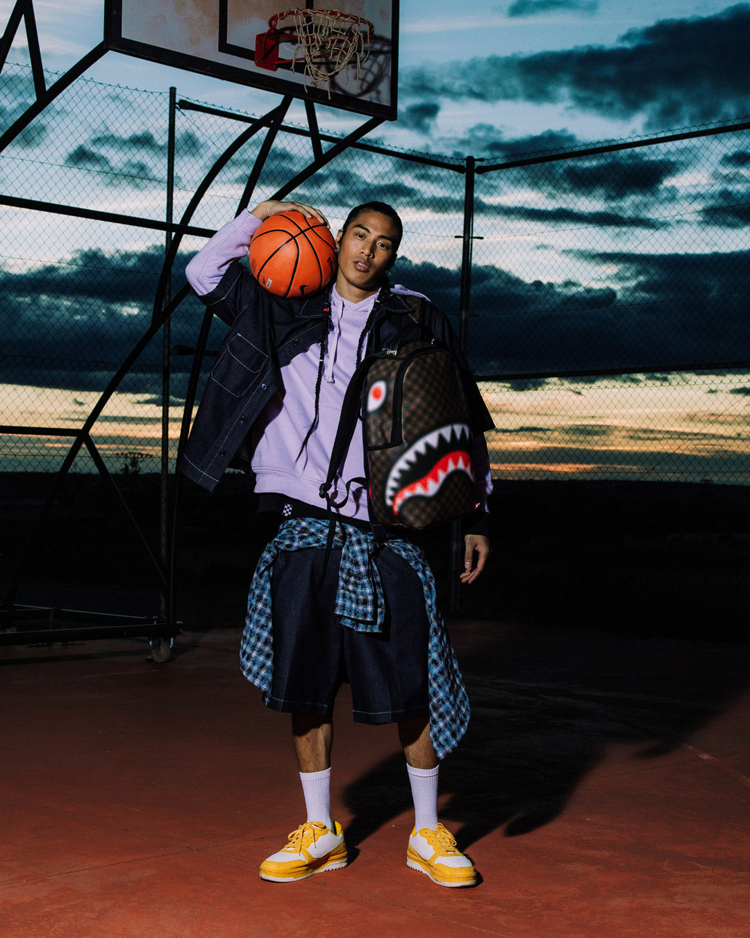 SHARKS IN PARIS BLUR EFFECT BACKPACK