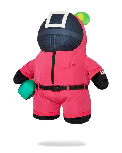 SQUID GAME COLLAB PINK SOLDIERS BEAR BACKPACK