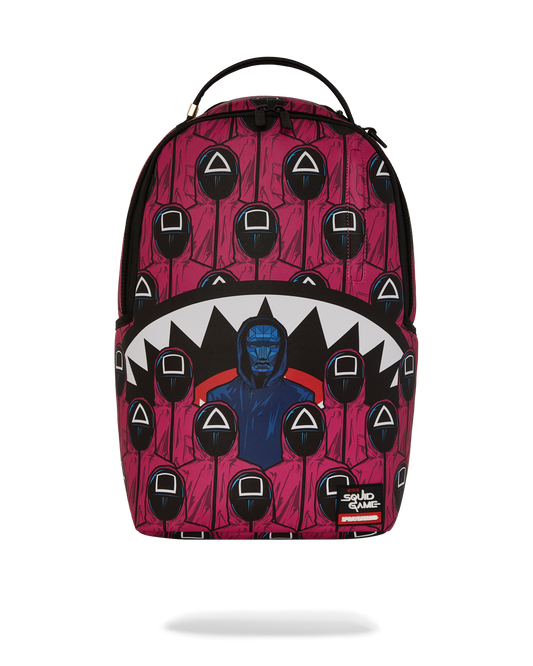 SQUID GAME COLLAB FRONT MAN & PINK GUARD SHARKS BACKPACK