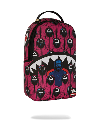 SQUID GAME COLLAB FRONT MAN & PINK GUARD SHARKS BACKPACK
