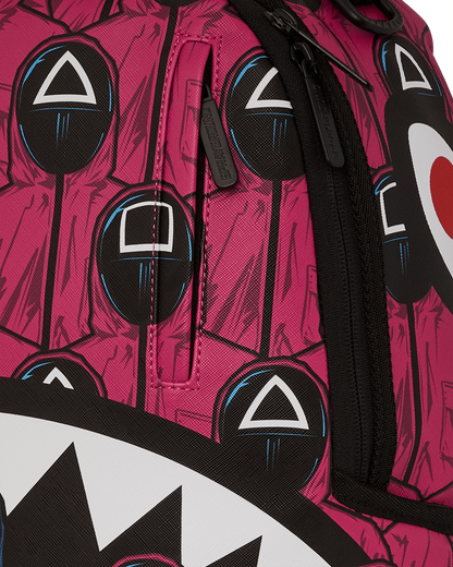 SQUID GAME COLLAB FRONT MAN & PINK GUARD SHARKS BACKPACK