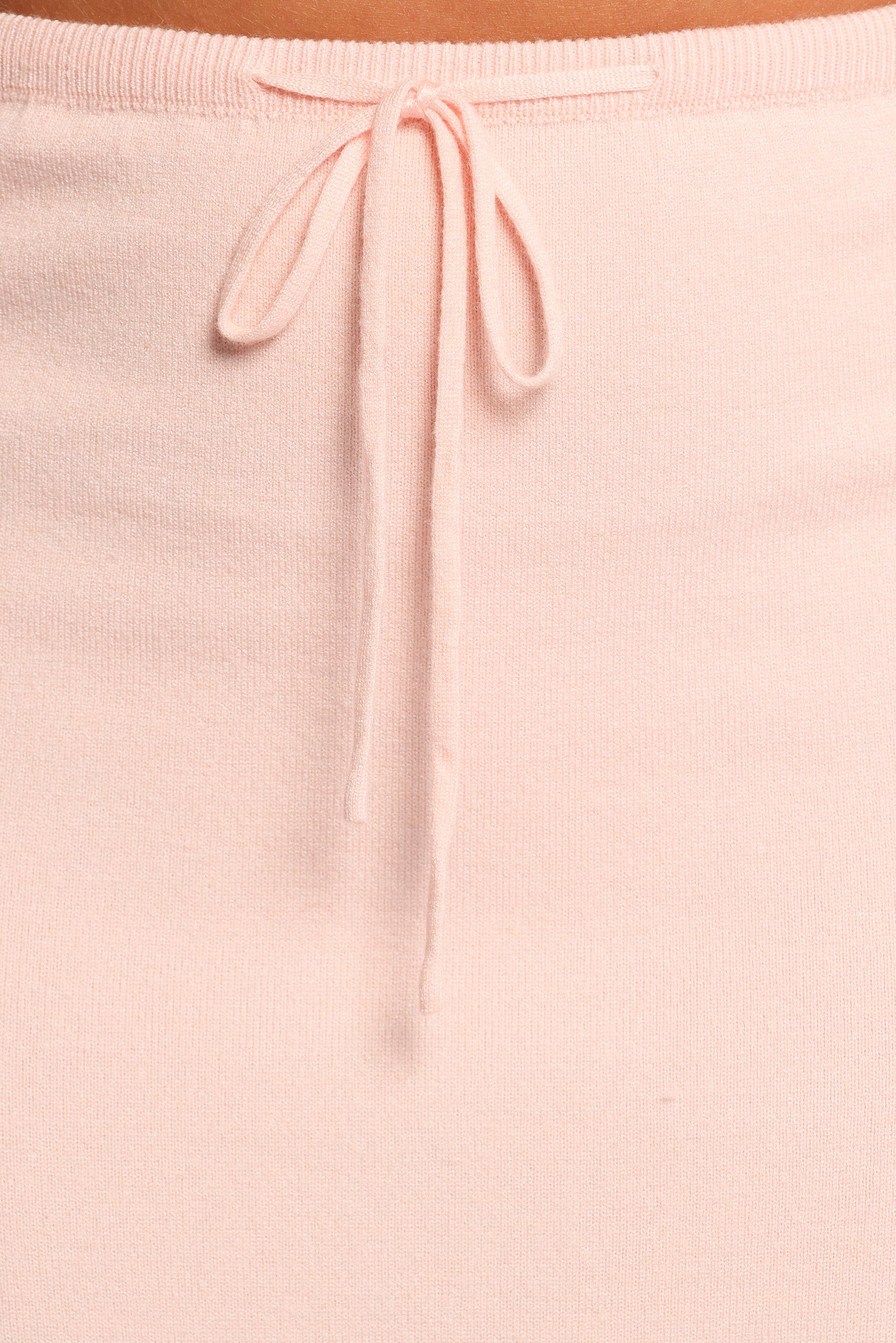 Beatrice Knitted Skirt - Peach