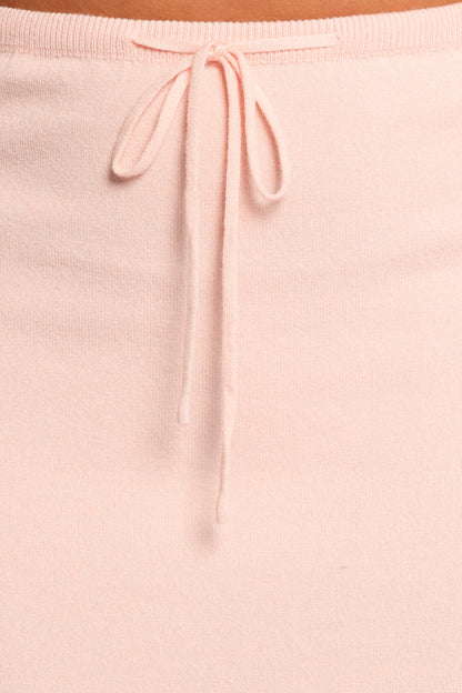 Beatrice Knitted Skirt - Peach