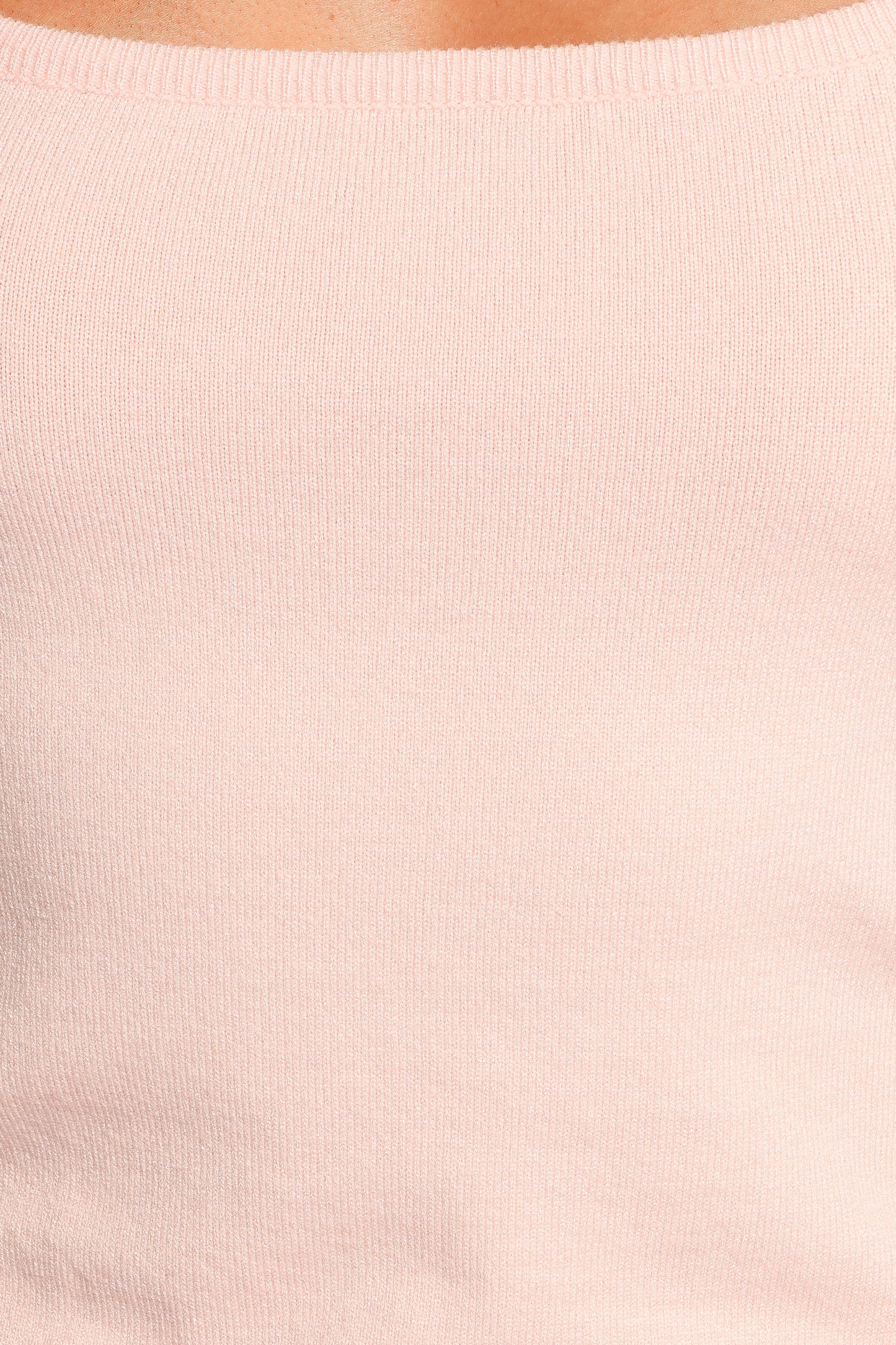 Beatrice Knitted Top - Peach