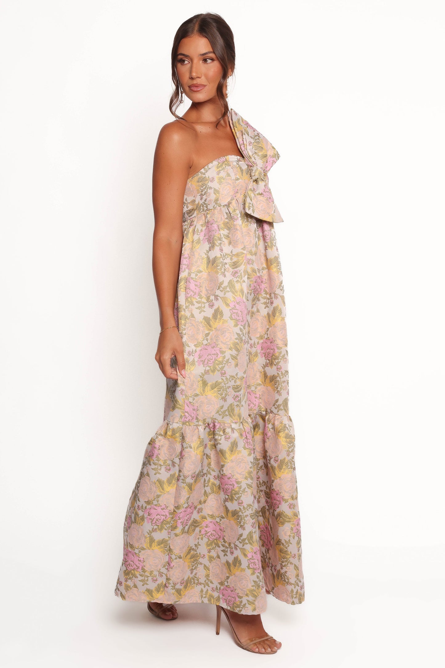 Betina Bow Front Maxi Dress - Multi Floral