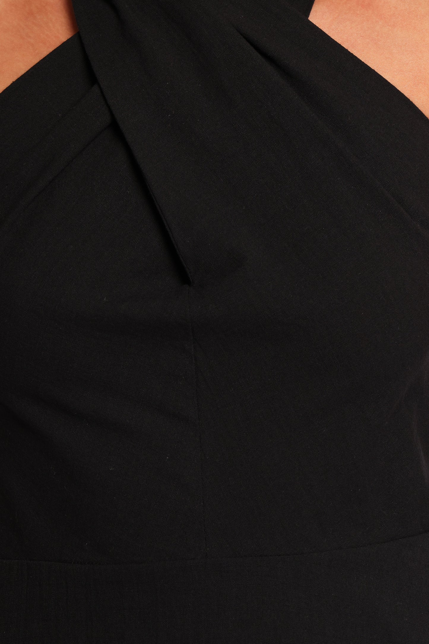 Betsy Halterneck Mini Dress - Black