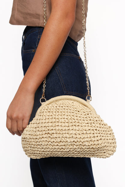 Bett Clutch Bag - Natural/Raffia