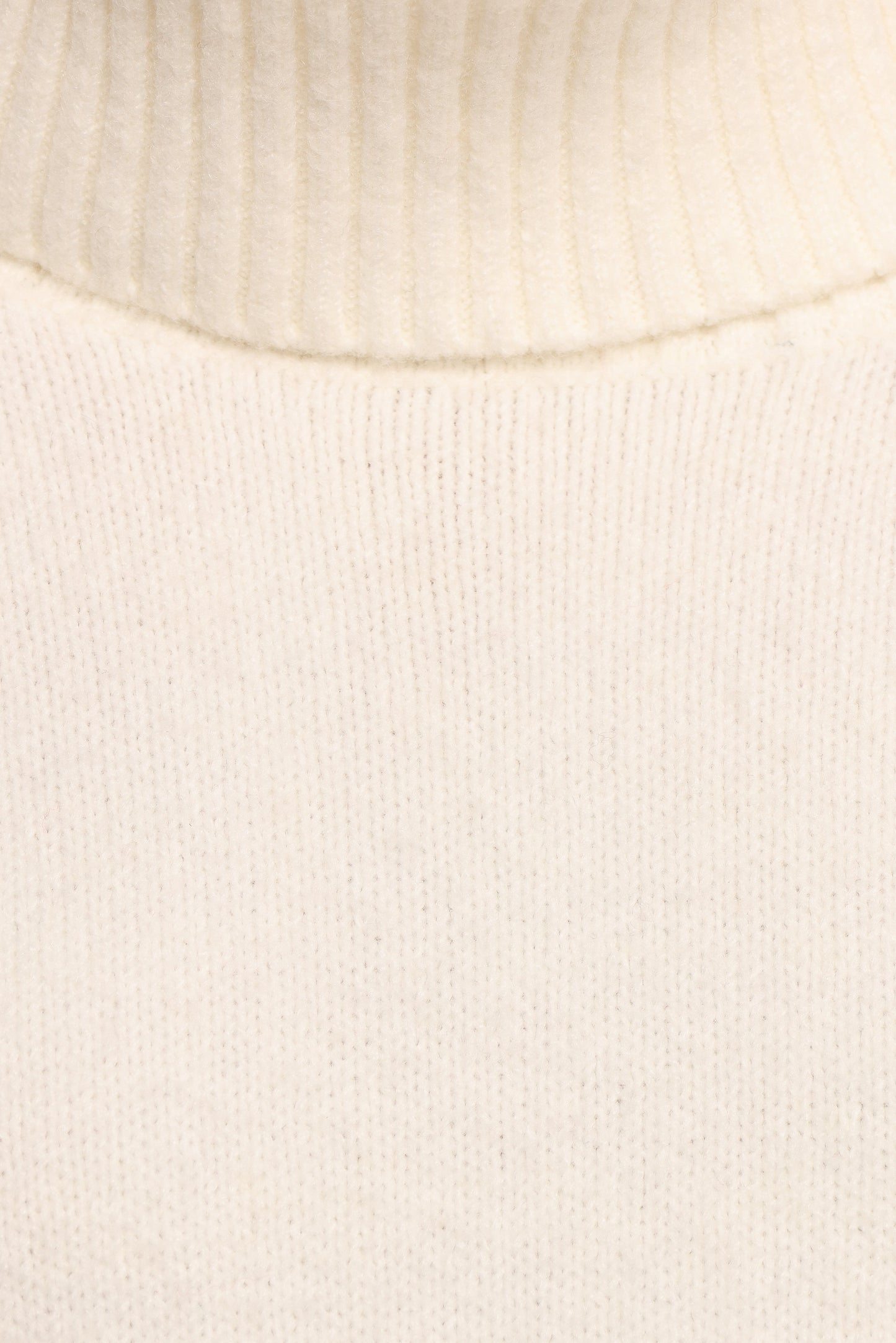 Bindy Cowlneck Knit Sweater - White