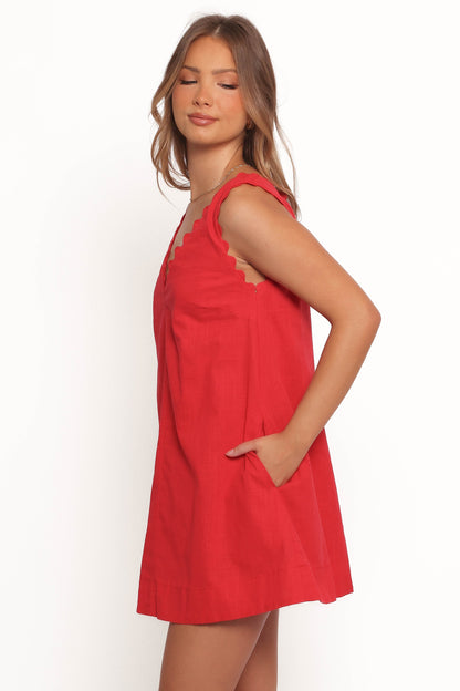 Blaine Mini Dress - Red