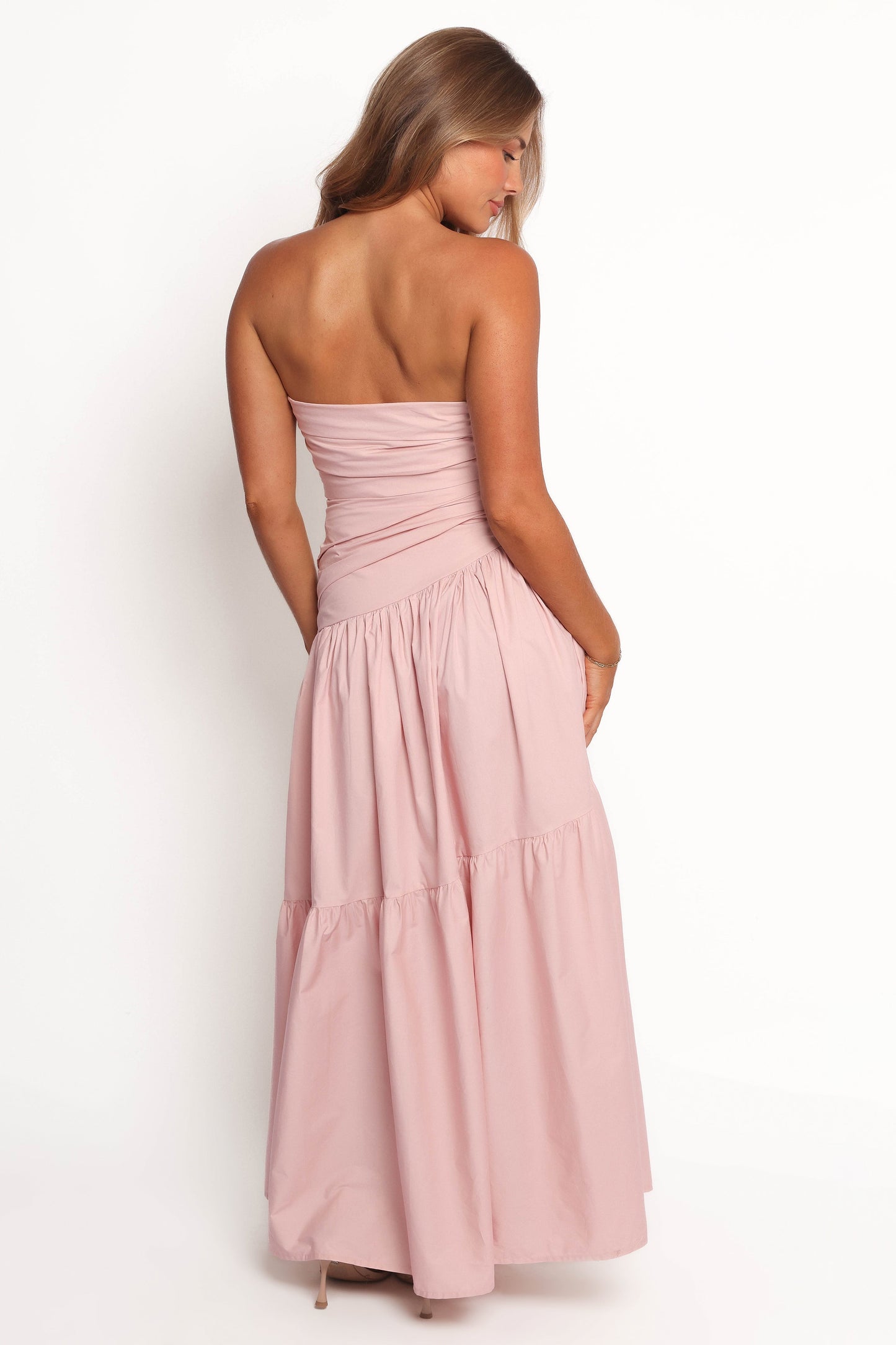 Blanche Strapless Maxi Dress - Orchid