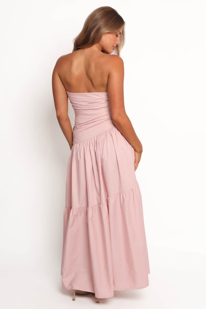 Blanche Strapless Maxi Dress - Orchid
