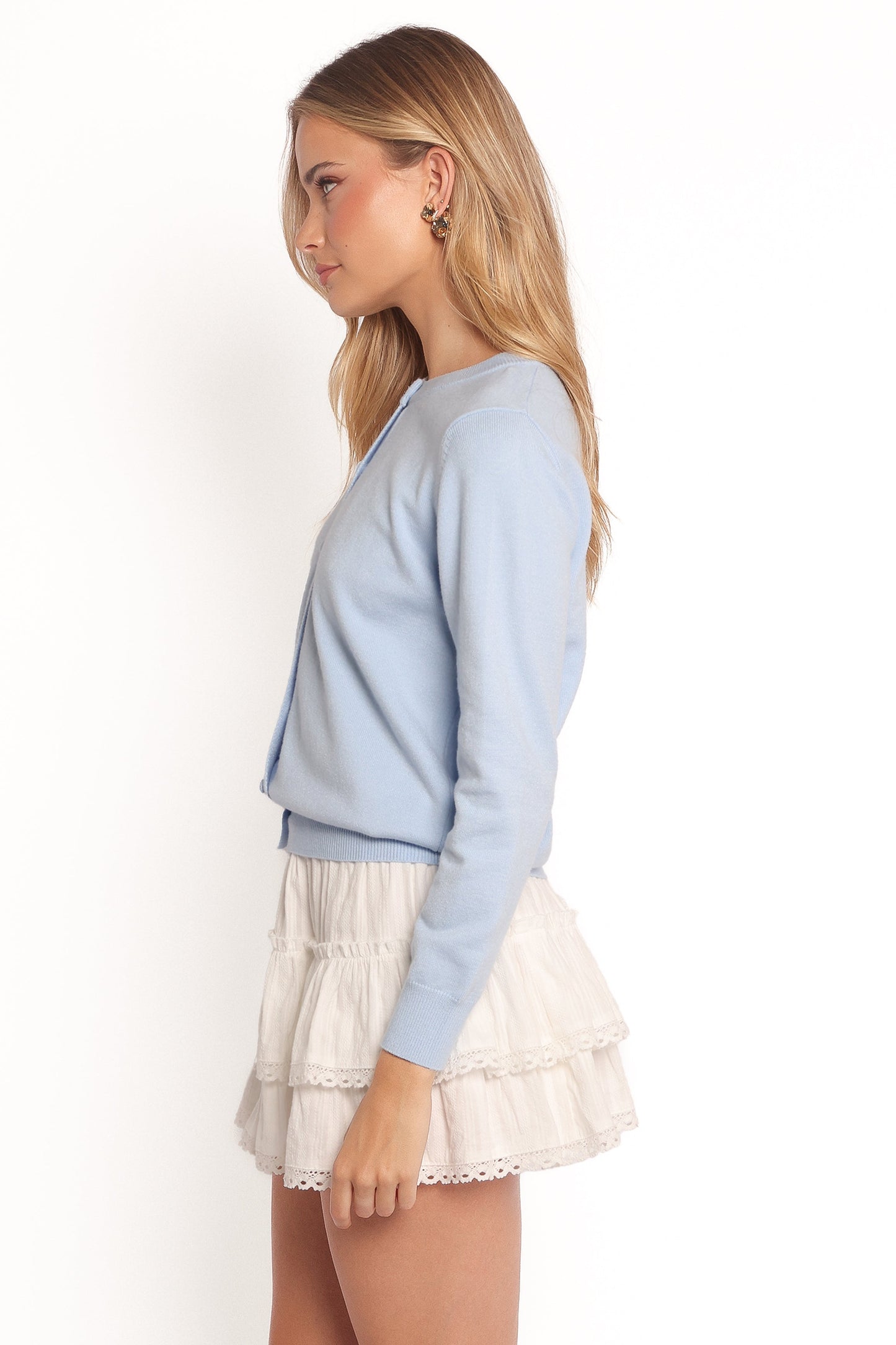 Bliss Cardigan - Pale Blue