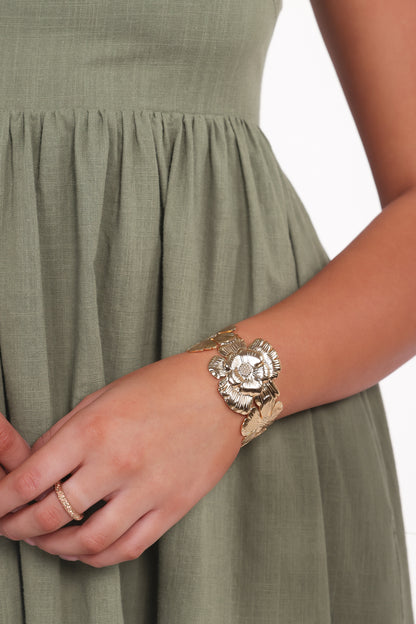 Bloom Cuff Bracelet - Gold