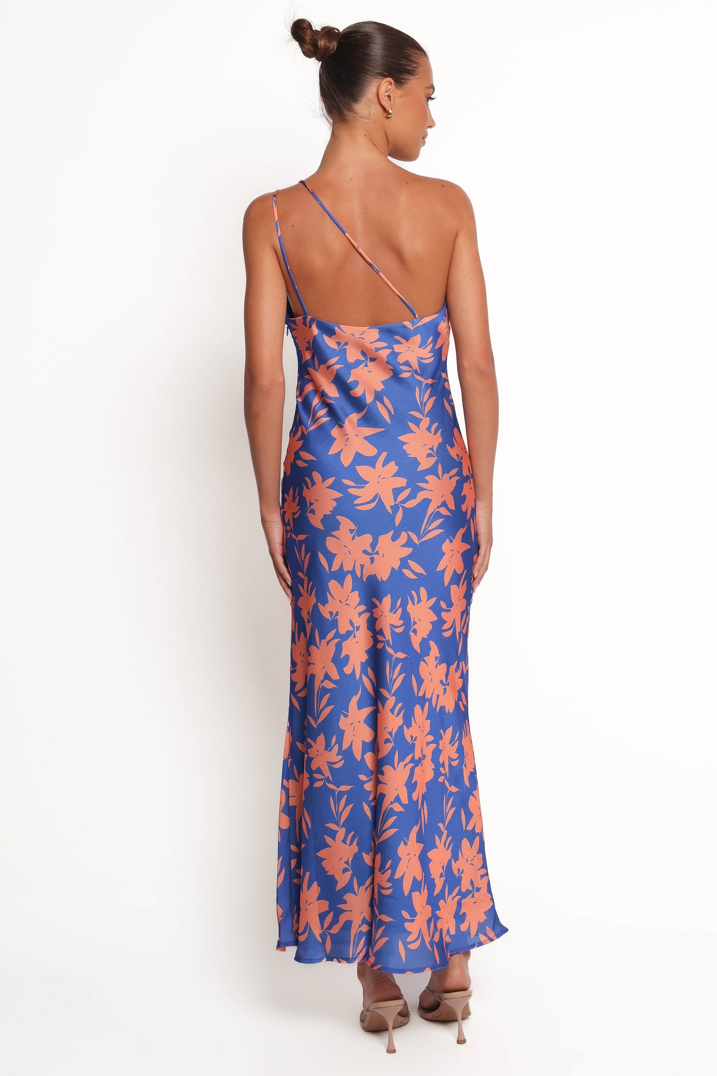 Bottie Maxi Dress - Blue/Orange Floral