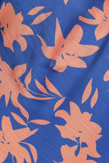 Bottie Maxi Dress - Blue/Orange Floral