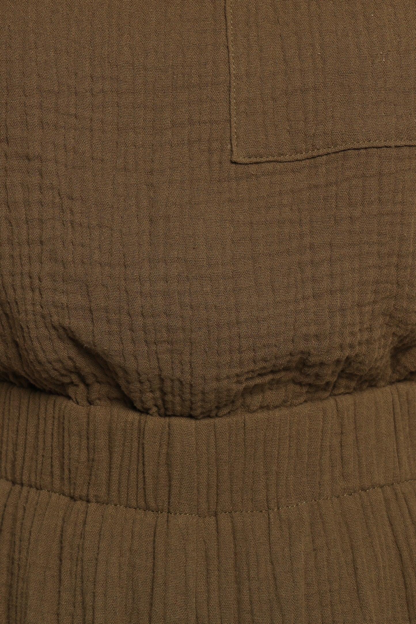 Brenna Cotton Jumpsuit - Olive