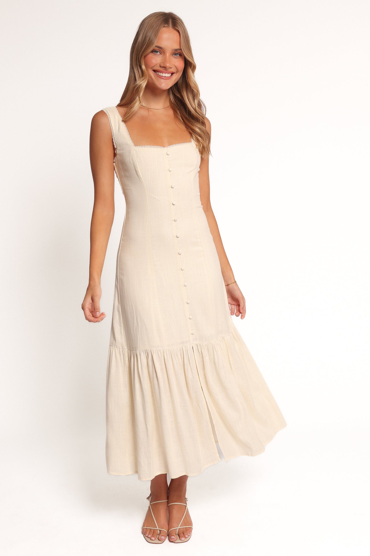 Brisa Maxi Dress - Cream