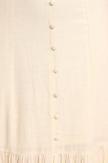 Brisa Maxi Dress - Cream