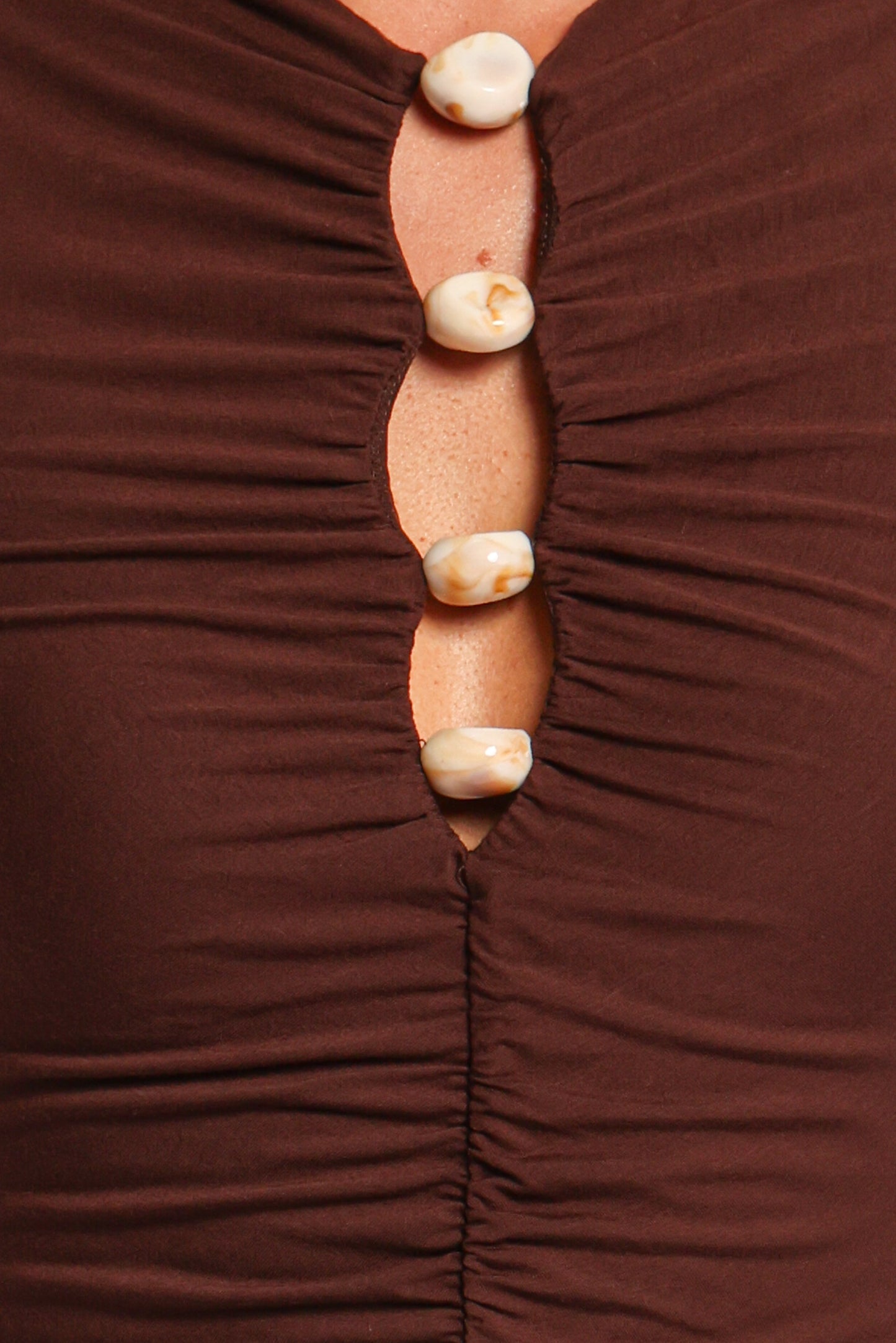 Brody Midi Dress - Chocolate