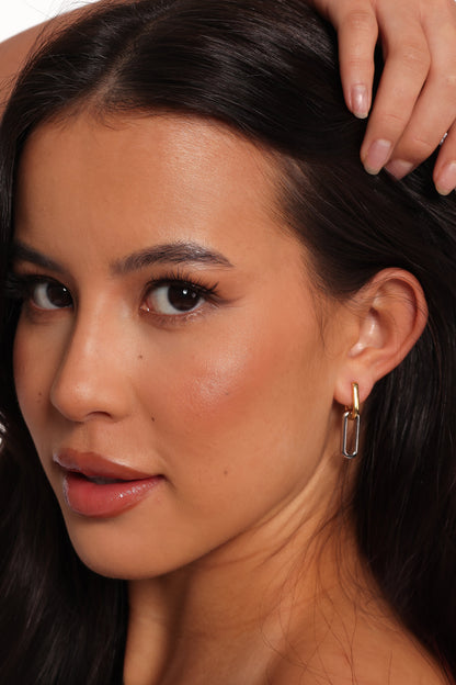 Bronte Chain Earrings - Gold/Silver