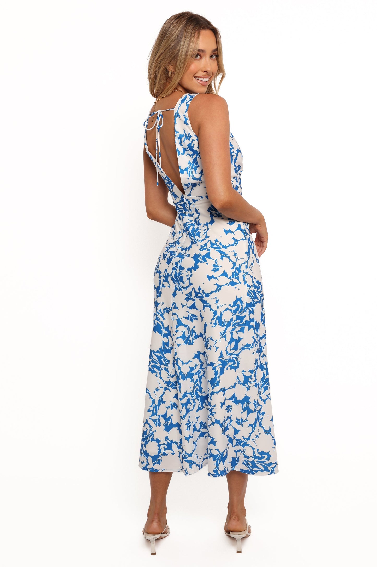 Caia Maxi Dress - Blue Floral