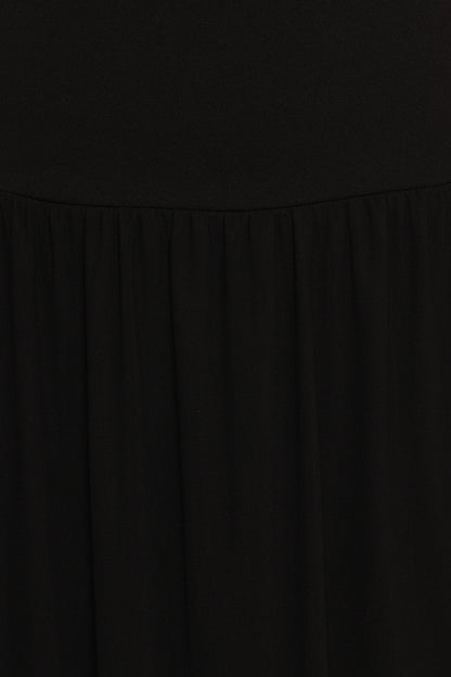 Caitie Midi Dress - Black