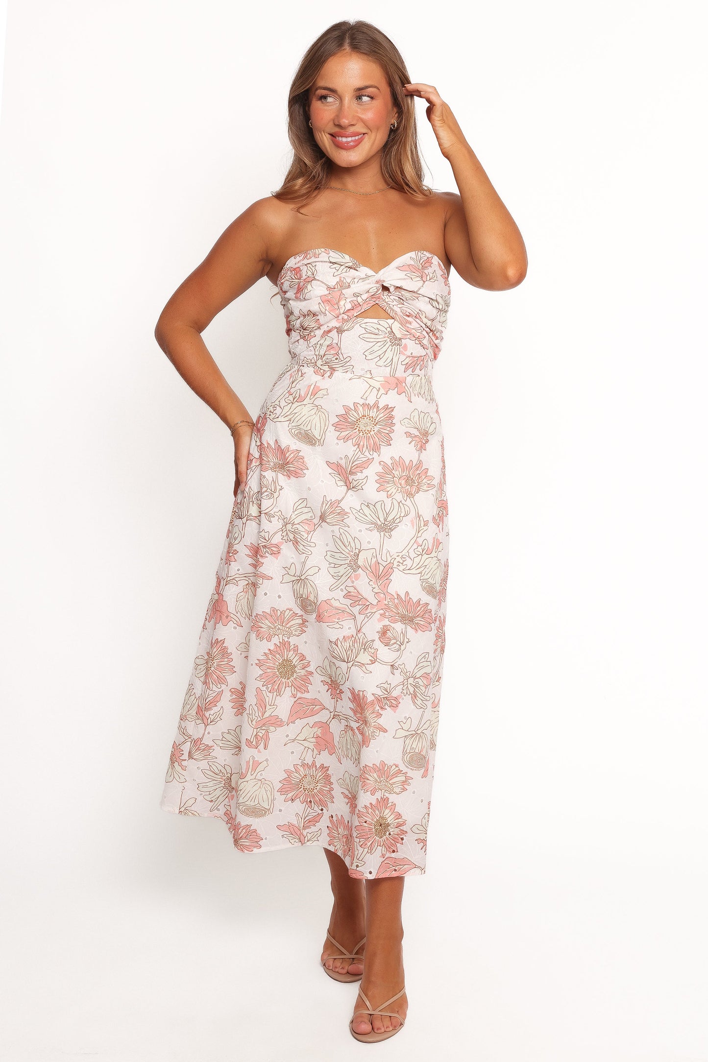 Calantha Maxi Dress - Pink Floral