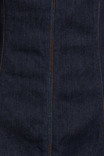 Calyx Mini Dress - Dark Denim