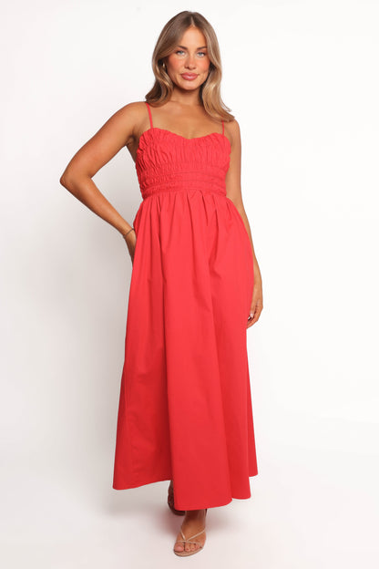 Camilla Maxi Dress - Red