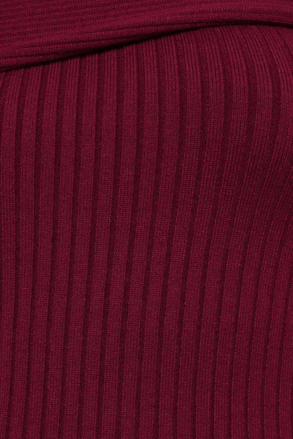 Cammie Long Sleeve Midi Dress - Fuchsia