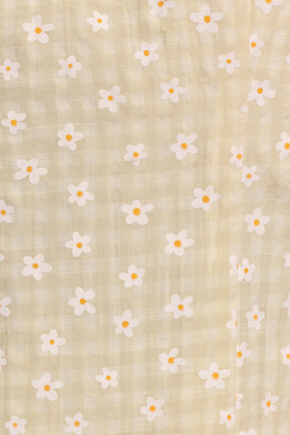 Capra Top - Yellow Gingham