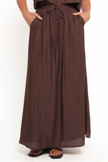 Captie Skirt Set - Chocolate Brown