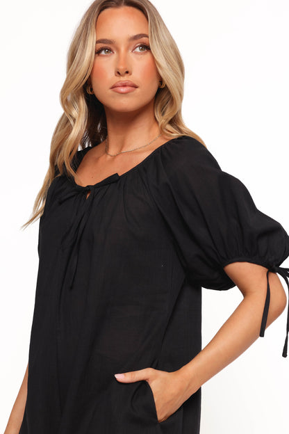 Carina Romper - Black