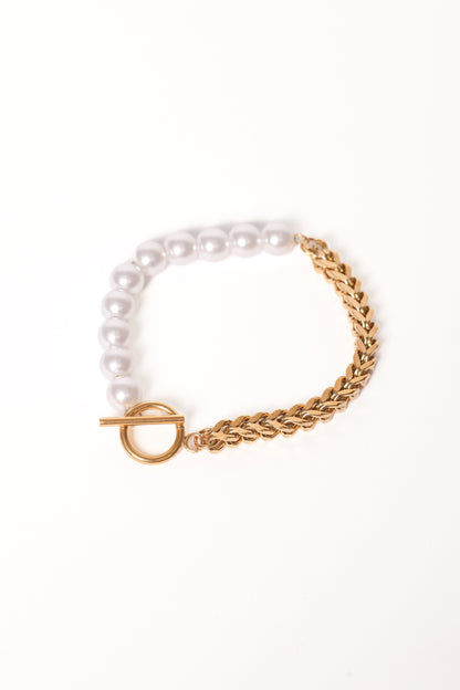 Cascais Bracelet - Gold/Pearl