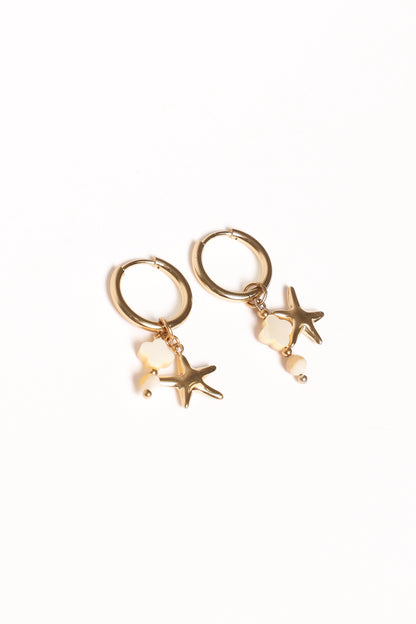 Catania Charm Earrings - Gold