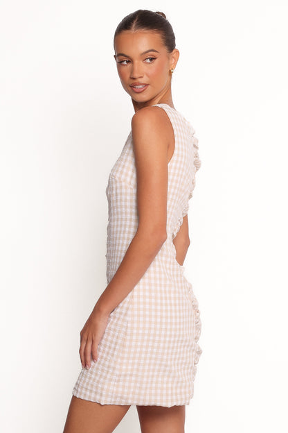 Catania Mini Dress - Beige