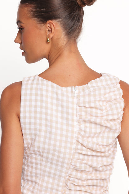 Catania Mini Dress - Beige