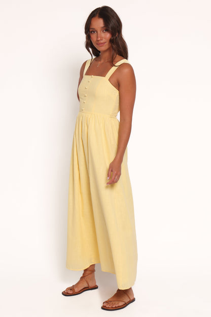 Caty Maxi Dress - Yellow