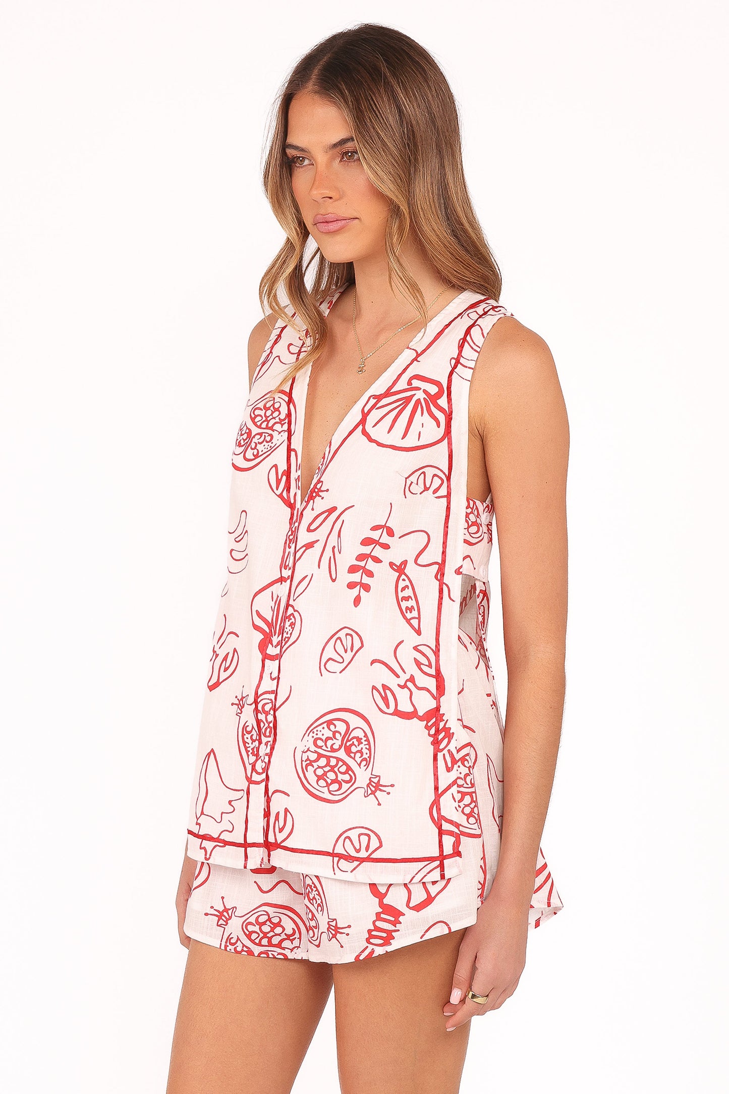 Cefalu Short Set - Red Lobster