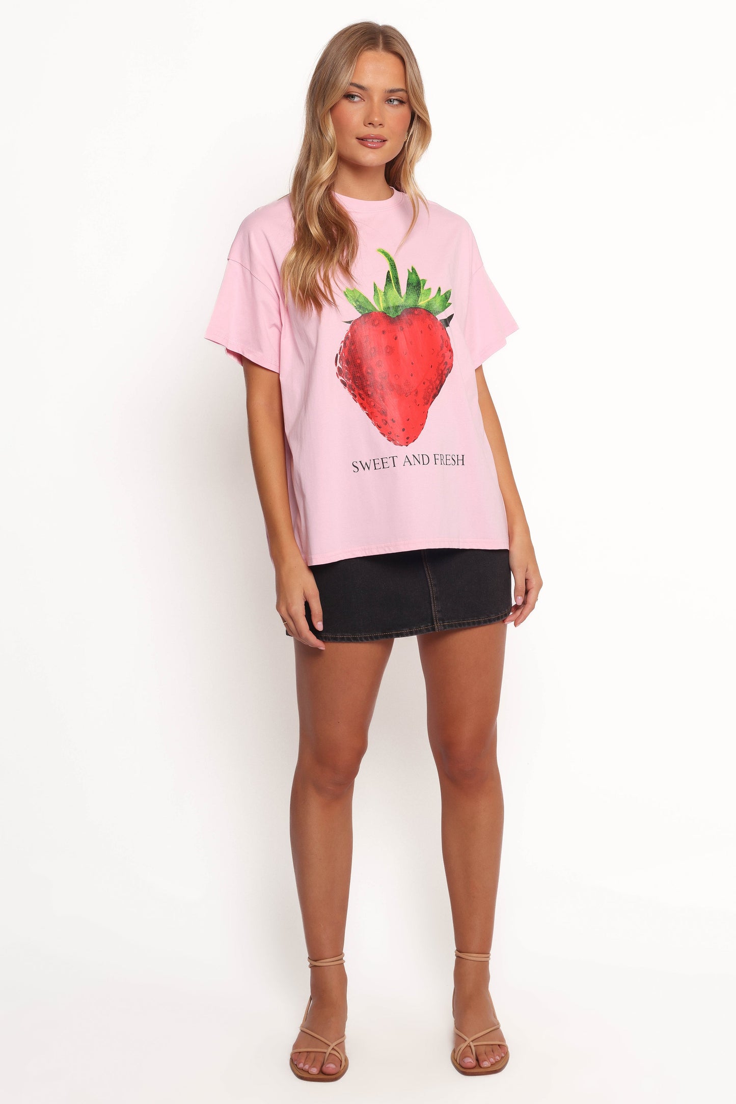 Cerise Tee - Strawberry