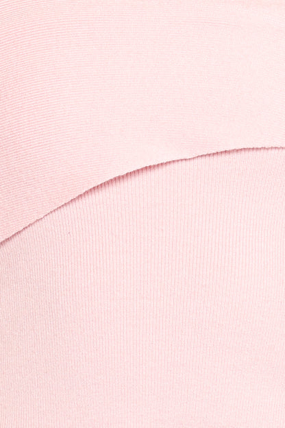 Charama Off Shoulder Knit Top - Pink
